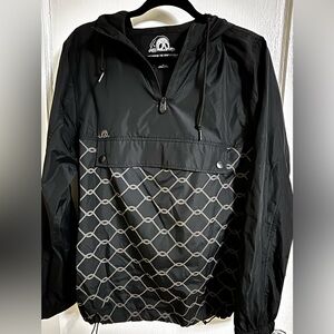 Sketchy Tank || Men's (S) half zip pullover windbreaker